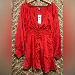 Urban Outfitters Red Mini Dress